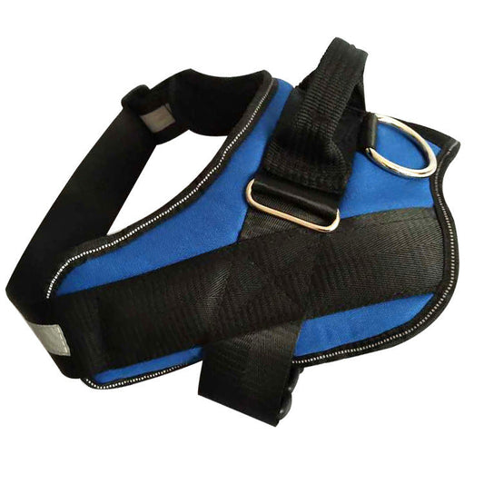 HKM-223443 Adjustable Dog Chest Strap with Leash - Available in Multiple Sizes and Colors