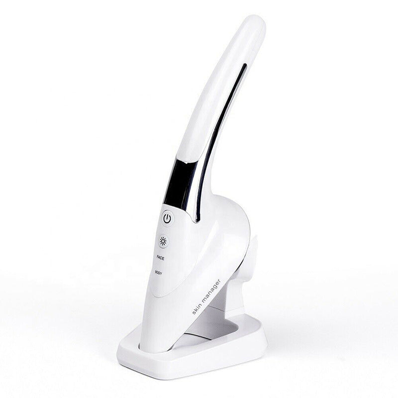 HKM-178195 Small Iron Beauty Instrument for Facial Lifting and Tightening - Vibration, Heating Massage, Micro Electric Features