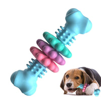 HKM-825939 Durable TPR Dog Chew Toy Bone for Dental Health and Stress Relief - Ideal for Small to Large Breeds