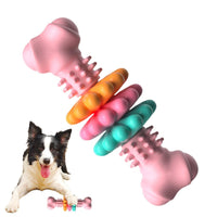 HKM-825939 Durable TPR Dog Chew Toy Bone for Dental Health and Stress Relief - Ideal for Small to Large Breeds