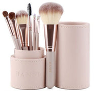 HKM-936787 7-Piece Makeup Brush Set with Soft Animal Hair for Eye Shadow Application