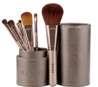 HKM-936787 7-Piece Makeup Brush Set with Soft Animal Hair for Eye Shadow Application