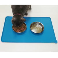 HKM-219795 Silicone Dog Food Mat - 47 x 30 cm Non-Slip Feeding Surface