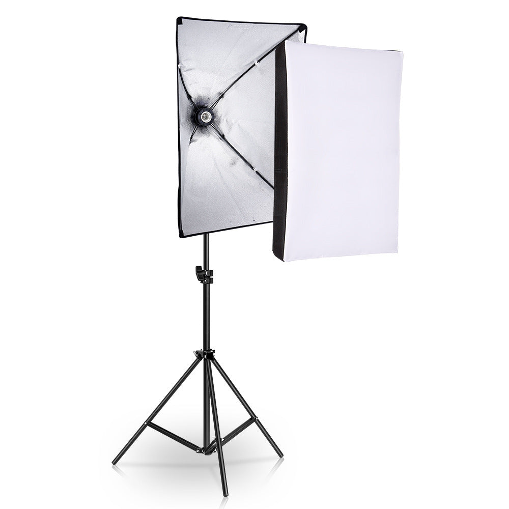 KTX-791059 Studio Light and Tripod Set for Portrait and Costume Photography with Soft Light Cloth and High-Reflective Fabric, 50x70cm