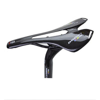 HKM-736851 Full Carbon Fiber Mountain Road Bike Saddle with Hollow Cushion - 3K Finish