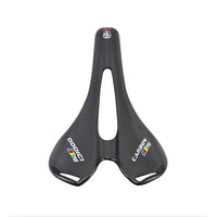 HKM-736851 Full Carbon Fiber Mountain Road Bike Saddle with Hollow Cushion - 3K Finish