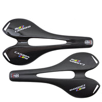 HKM-736851 Full Carbon Fiber Mountain Road Bike Saddle with Hollow Cushion - 3K Finish