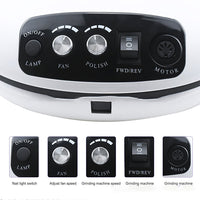 HKM-254675 3-in-1 Multifunctional Nail Lamp - AC110-240V, 295x230x100MM
