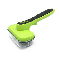 HKM-884435 Automatic Pet Hair Removal Brush - Eco-Friendly ABS & TRP Material, Fruit Green, Compact Size 19.5*10.7*5.8CM, Lightweight 160g