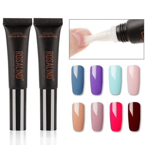 HKM-450131 Long-lasting UV Nail Glue with Speed Brush Applicator - 8ml Natural Resin Formula Suitable for All Skin Types