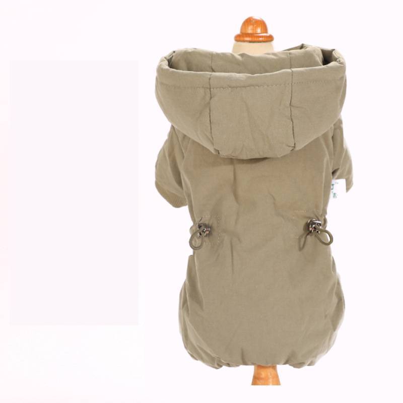 HKM-615379 Cozy Polka Dot Cotton Padded Coat for Small Dogs in Multiple Sizes