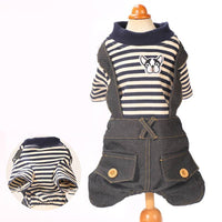 HKM-615379 Cozy Polka Dot Cotton Padded Coat for Small Dogs in Multiple Sizes