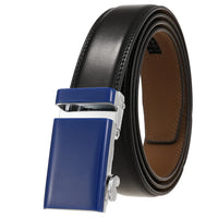 HKM-282067 Luxury Automatic Leather Belt with Belt Buckles for Men - Model Ly33-30016
