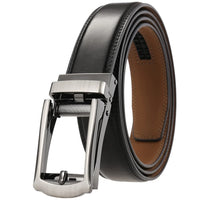 HKM-282067 Luxury Automatic Leather Belt with Belt Buckles for Men - Model Ly33-30016