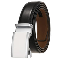 HKM-282067 Luxury Automatic Leather Belt with Belt Buckles for Men - Model Ly33-30016