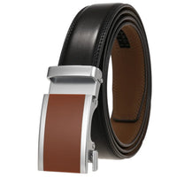 HKM-282067 Luxury Automatic Leather Belt with Belt Buckles for Men - Model Ly33-30016