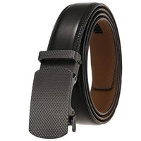 HKM-282067 Luxury Automatic Leather Belt with Belt Buckles for Men - Model Ly33-30016