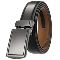 HKM-282067 Luxury Automatic Leather Belt with Belt Buckles for Men - Model Ly33-30016