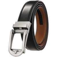 HKM-282067 Luxury Automatic Leather Belt with Belt Buckles for Men - Model Ly33-30016
