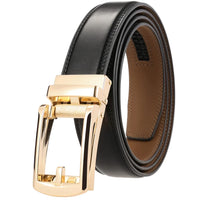 HKM-282067 Luxury Automatic Leather Belt with Belt Buckles for Men - Model Ly33-30016