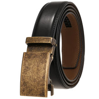 HKM-282067 Luxury Automatic Leather Belt with Belt Buckles for Men - Model Ly33-30016