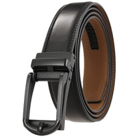 HKM-282067 Luxury Automatic Leather Belt with Belt Buckles for Men - Model Ly33-30016