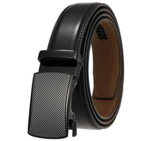 HKM-282067 Luxury Automatic Leather Belt with Belt Buckles for Men - Model Ly33-30016