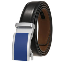 HKM-282067 Luxury Automatic Leather Belt with Belt Buckles for Men - Model Ly33-30016