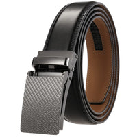HKM-282067 Luxury Automatic Leather Belt with Belt Buckles for Men - Model Ly33-30016