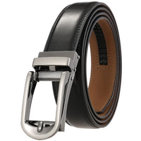 HKM-282067 Luxury Automatic Leather Belt with Belt Buckles for Men - Model Ly33-30016