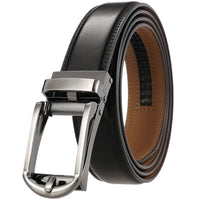 HKM-282067 Luxury Automatic Leather Belt with Belt Buckles for Men - Model Ly33-30016