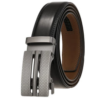 HKM-282067 Luxury Automatic Leather Belt with Belt Buckles for Men - Model Ly33-30016