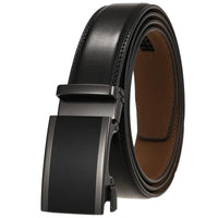 HKM-282067 Luxury Automatic Leather Belt with Belt Buckles for Men - Model Ly33-30016