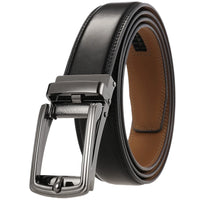 HKM-282067 Luxury Automatic Leather Belt with Belt Buckles for Men - Model Ly33-30016