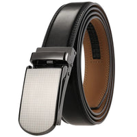 HKM-282067 Luxury Automatic Leather Belt with Belt Buckles for Men - Model Ly33-30016