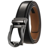 HKM-282067 Luxury Automatic Leather Belt with Belt Buckles for Men - Model Ly33-30016