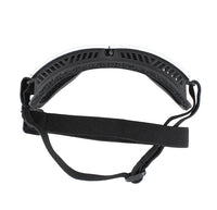 HKM-393363 Windproof Sunscreen Goggles for Dogs - Black with Silver Lens, British Style