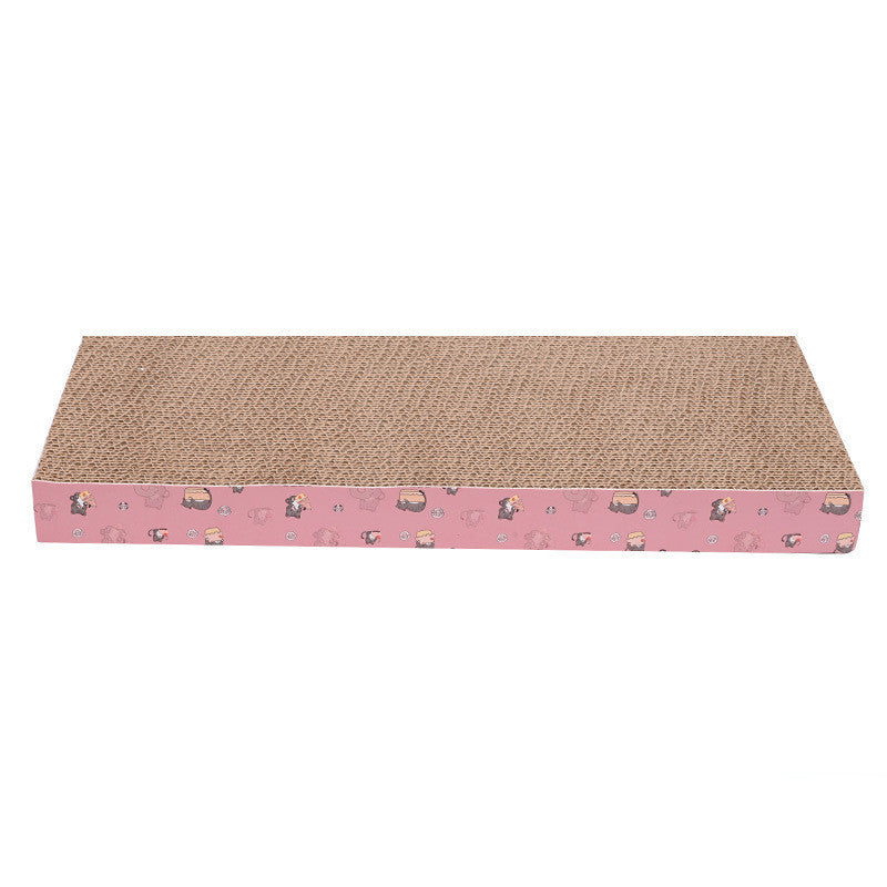 HKM-240531 Corrugated Cat Scratch Board with Catnip - Multiple Fun Shapes for Claw Maintenance