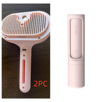 HKM-210963 Self-Cleaning Pet Grooming Brush with Misting Function for Dogs and Cats - Dematting Tool and Hair Remover
