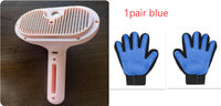 HKM-210963 Self-Cleaning Pet Grooming Brush with Misting Function for Dogs and Cats - Dematting Tool and Hair Remover