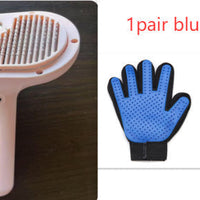 HKM-210963 Self-Cleaning Pet Grooming Brush with Misting Function for Dogs and Cats - Dematting Tool and Hair Remover