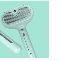 HKM-210963 Self-Cleaning Pet Grooming Brush with Misting Function for Dogs and Cats - Dematting Tool and Hair Remover