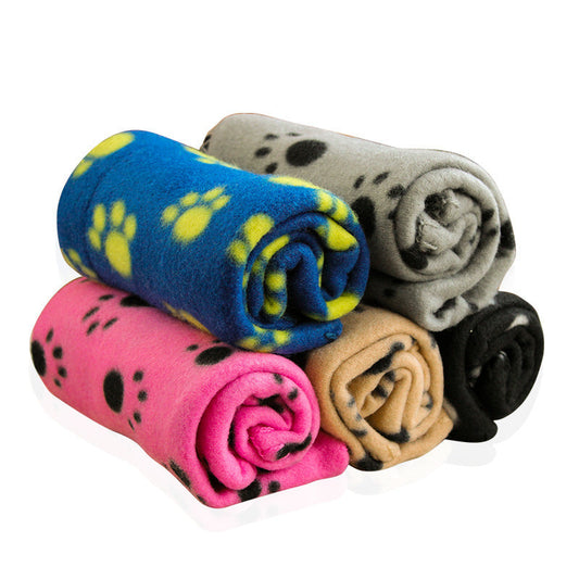 HKM-073235 Cozy Double-Sided Velvet Dog and Cat Blanket Mat - Soft, Durable Sleep Mat for Pets in Multiple Colors