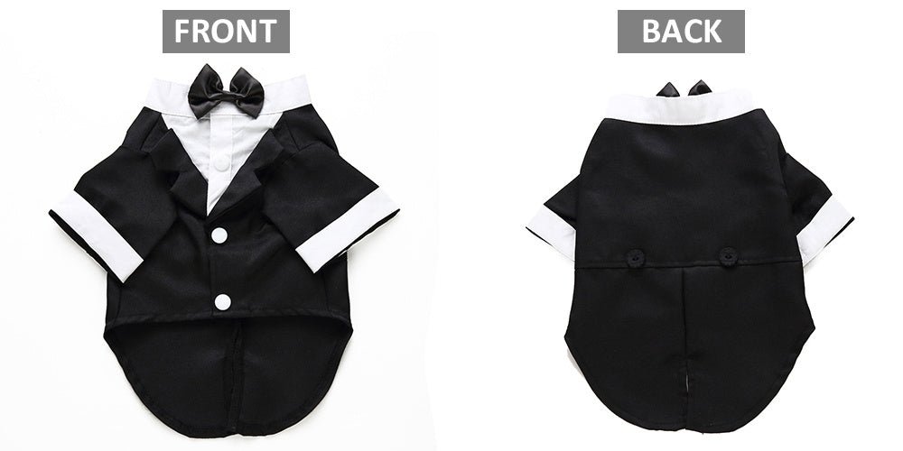 HKM-881299 Stylish Polyester Dog Suit for Small to Extra Large Breeds, Casual England-Inspired Design