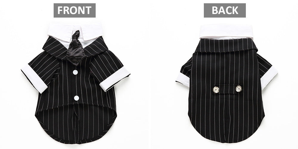 HKM-881299 Stylish Polyester Dog Suit for Small to Extra Large Breeds, Casual England-Inspired Design