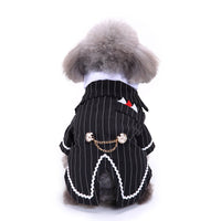 HKM-881299 Stylish Polyester Dog Suit for Small to Extra Large Breeds, Casual England-Inspired Design