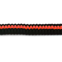 HKM-083155 Reflective Nylon Pet Traction Set in Orange - Adjustable Length 125-210cm & Waist 78-110cm