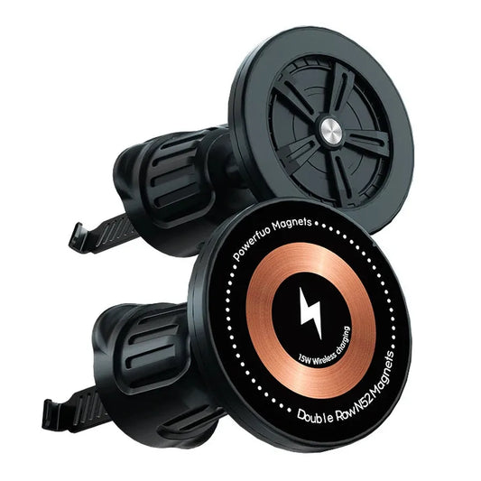 KTX-458451 15W Qi Fast Charging Car Mount for Phones and Tablets - Universal Vents Holder