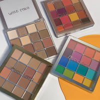 HKM-825171 Colorful Starry Sky 16-Color Matte Eyeshadow Palette with Red Shades