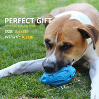 HKM-325523 Durable Rubber Puppy Chew Ball with Squeaker for Aggressive Chewers - Ideal for Medium and Large Dogs